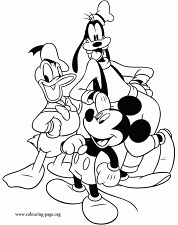 Mickey Mouse Coloring Pages