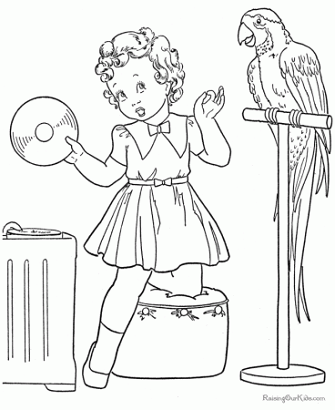 Free printable bird coloring pages