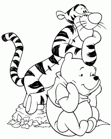 Disney Cartoon Characters Coloring Pages | Disney Coloring Pages 