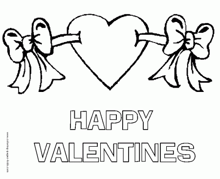 valentines day coloring pages printable | Coloring Picture HD For 