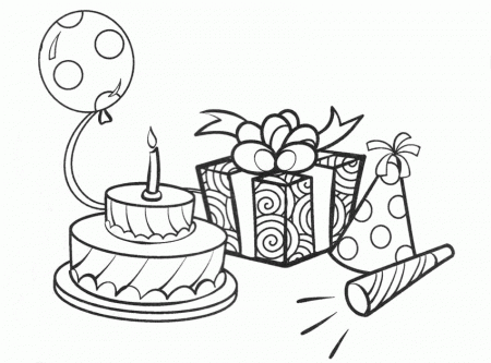 Birthday Coloring Pages - Free Coloring Pages For KidsFree 