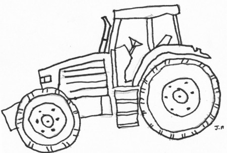 John Deere Tractor Coloring Pages To Print Tractor Coloring 209795 
