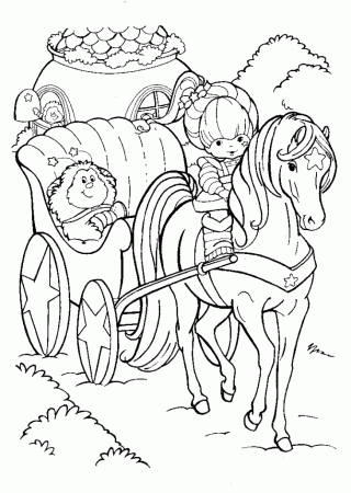 Rainbow Brite Coloring Pages for Kids- Coloring Book Pages