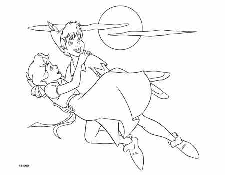 Wendy in peter pan series Colouring Pages (page 2)