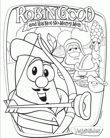 Veggie Tale Coloring Pages