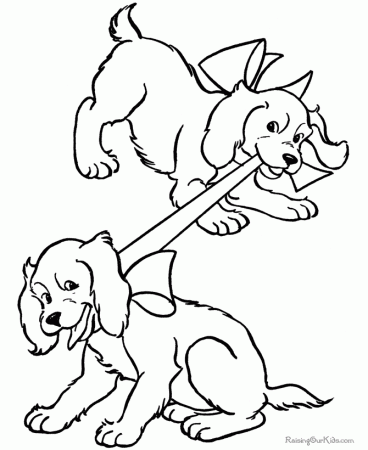 Free This Puppy Coloring Pages Hopefully The Kids Happy Puppies 