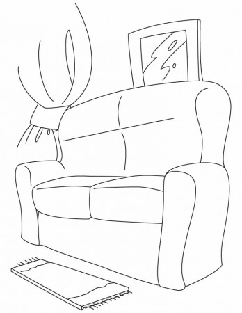 Couch coloring pages | Download Free Couch coloring pages for kids 
