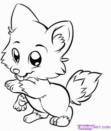 Coloring Pages Of Baby Animals 616 | Free Printable Coloring Pages