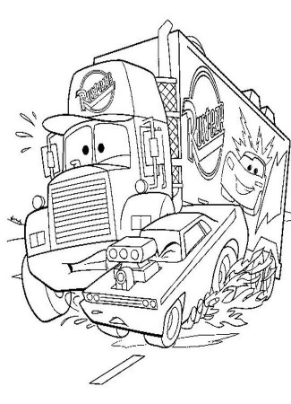 cars coloring pages disney