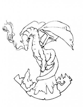 Sea Dragon Coloring Pages 600x585px