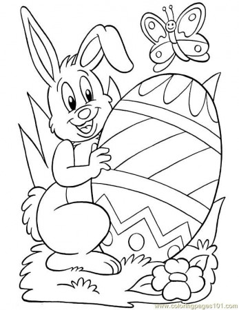 Coloring Pages 001 Easter 45 (Entertainment > Holidays) - free 