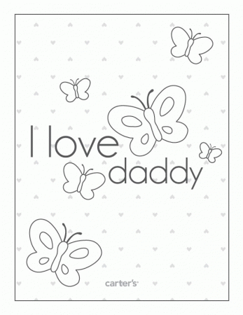 Father's day color sheet | Sunday School Projects