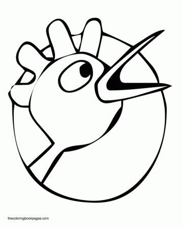 Happy Animal Face Coloring Pages