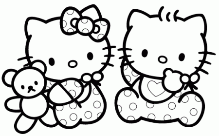 hello kitty angle Colouring Pages (page 3)