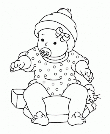 Coloring Pages Of Baby 193 | Free Printable Coloring Pages