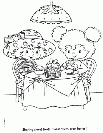 Strawberry Shortcake Coloring Pages