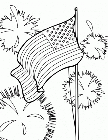 4th Of July Coloring Pages Online 218950 Fireworks Coloring Pages