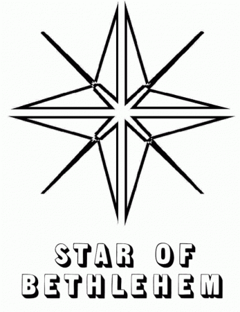 Christmas Star Coloring Page Educations | 99coloring.com