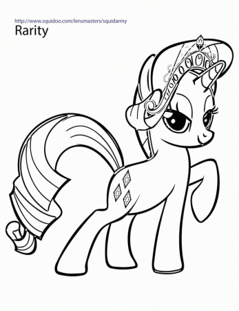 My Little Pony Coloring Pages Rarity Coloring For Kids 192431 My 