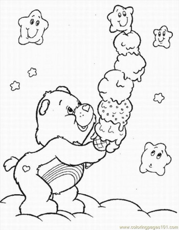 Coloring Pages Care Bears Lrg (Cartoons > Little Polar Bear 