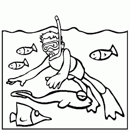 Beach coloring sheets | Coloring Pages