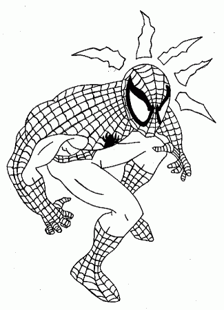 Spiderman Printable Coloring Page | kids coloring pages 