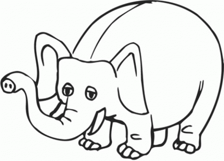 Cartoon elephant pictures to print
