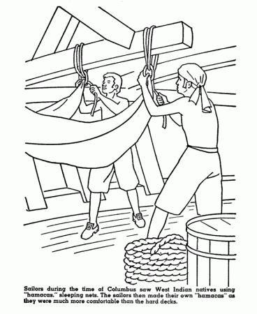 Columbus Day Coloring Pages (7) - Coloring Kids