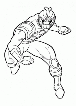 red power ranger Colouring Pages (page 2)