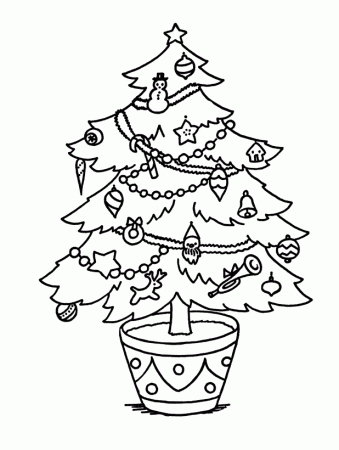 Christmas coloring pages for kids - Free Coloring Pages For 