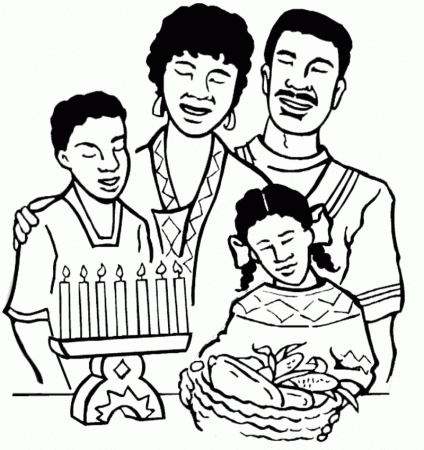 large family Colouring Pages