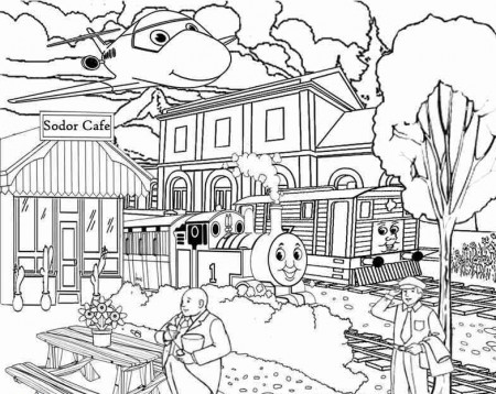 Thomas And Friends Sodor Gold Coloring For Kids |Thomas & Friends 