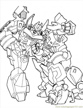 Coloring Pages Transformers (2) (Cartoons > Transformers) - free 