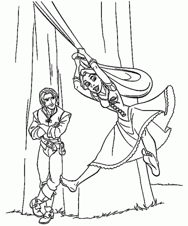 Rapunzel Coloring Pages | Free Coloring Online