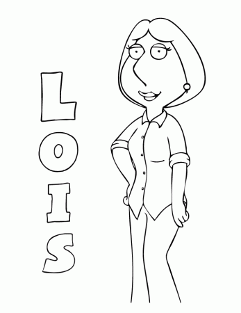 Family Guy Characters Coloring Pages Images & Pictures - Becuo
