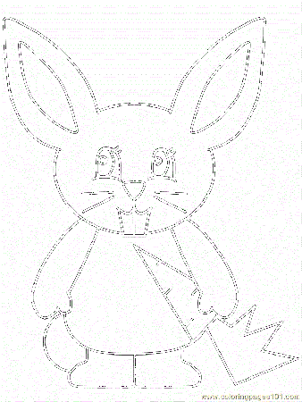 Coloring Pages Rabbits (Bunnies) (Cartoons > Rabbits (Bunnies 