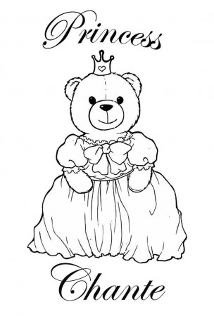 PRINCESS COLORING PAGES