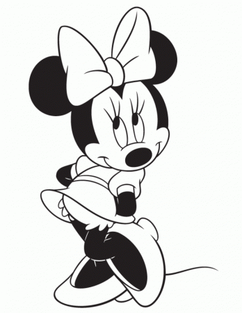 Minnie Mouse Printable Coloring Pages 64211 Label Baby Minnie 