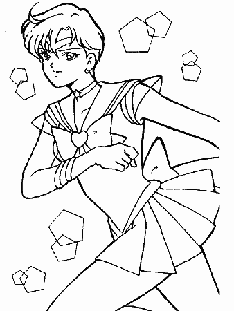 boy andsailor uranus Colouring Pages (page 3)