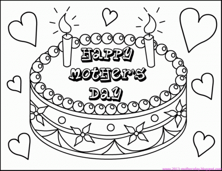 Mothers Day Coloring Pages - Free Coloring Pages For KidsFree 