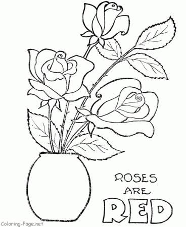 Rose Coloring Pages | Free coloring pages