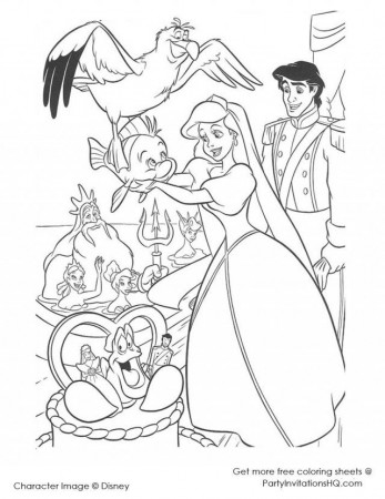 Princesses Birthday Coloring Pages Free Printable Coloring 290456 