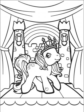 Rainbow Dash Smile Little Pony Coloring Pages - My Little Pony 