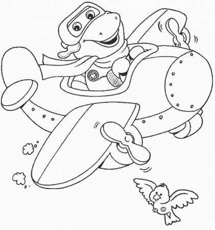 coloring-pages > Barney-friends > 012-BARNEY-AND-FRIENDS-COLORING 