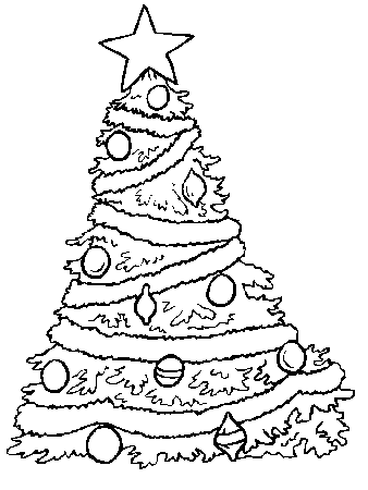 Christmas Tree Coloring Page – 718×957 Coloring picture animal and 