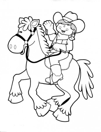 coloring page | Kids Party Western