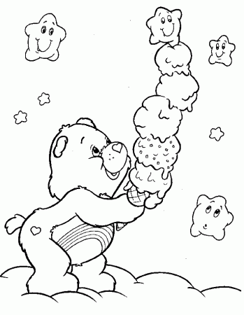 Coloring Care Bear | Care Bears Coloring Pages | Care Bear 