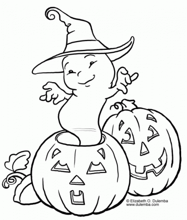 Coloring Page Halloween : Printable Coloring Book Sheet Online for 