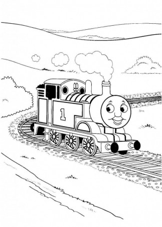 Steam Train Coloring Pages | Thomas