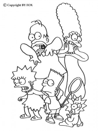 Simpsons Coloring Pages